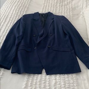 J Crew navy blazer - lightweight